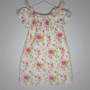Blue Juniper Country Floral Cotton Dress Girls 4T